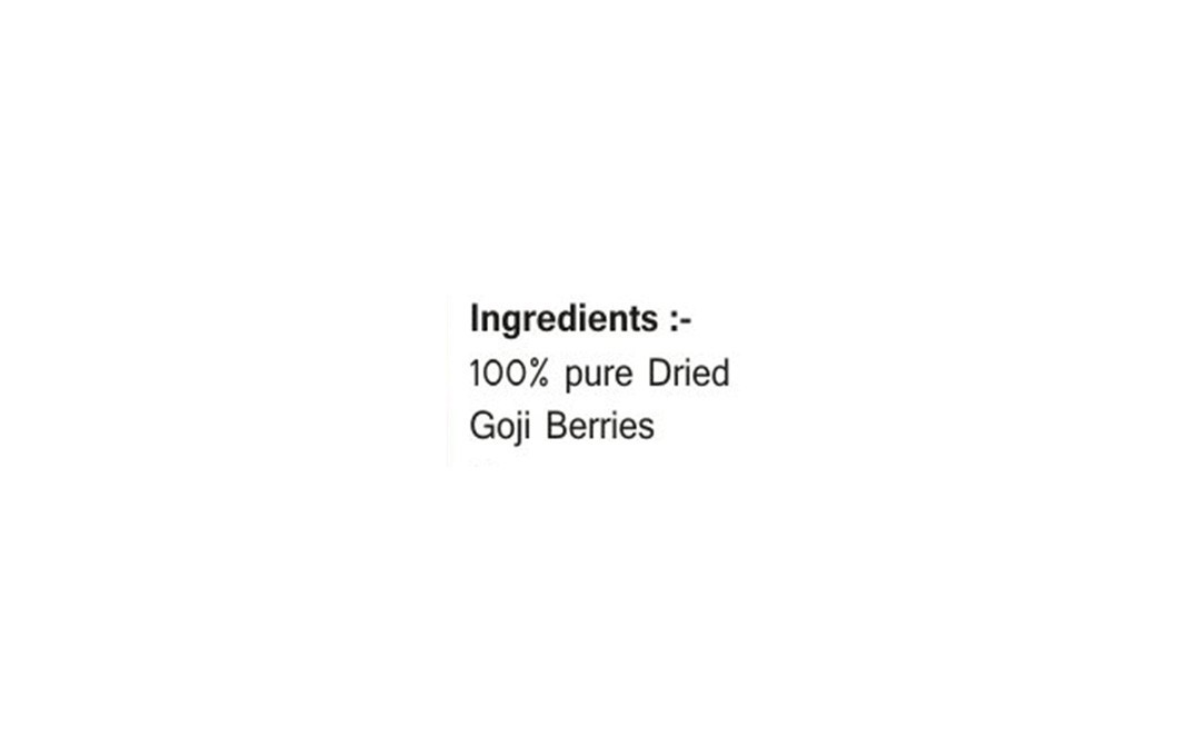 Wonderelements Dried Goji Berries    Pack  150 grams